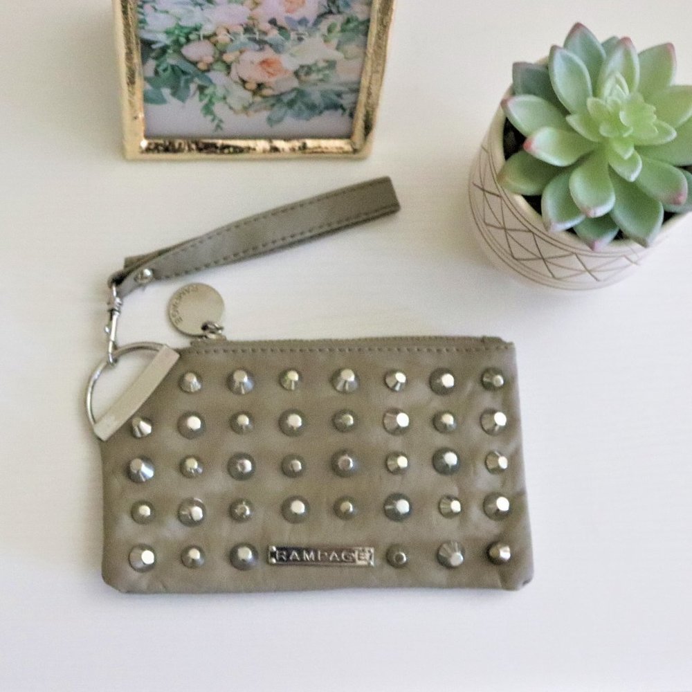 Women's Studded Wristlet (Taupe)